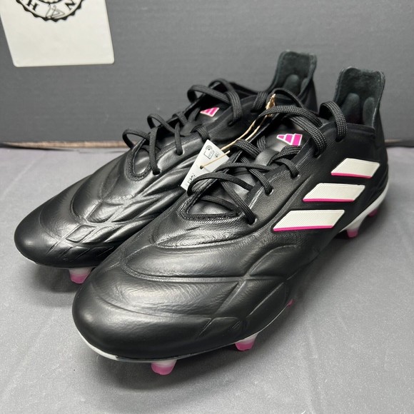 Adidas COPA PURE.1 FG Soccer Cleats Black Pink HQ8904 Men Size 8.5 Women Sz 9.5 main image 15
